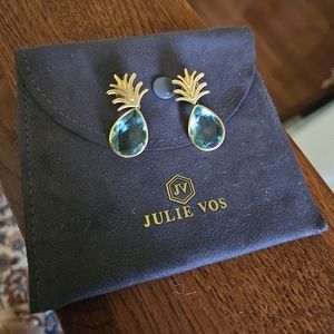 Julie Vos Authentic Pineapple Earring